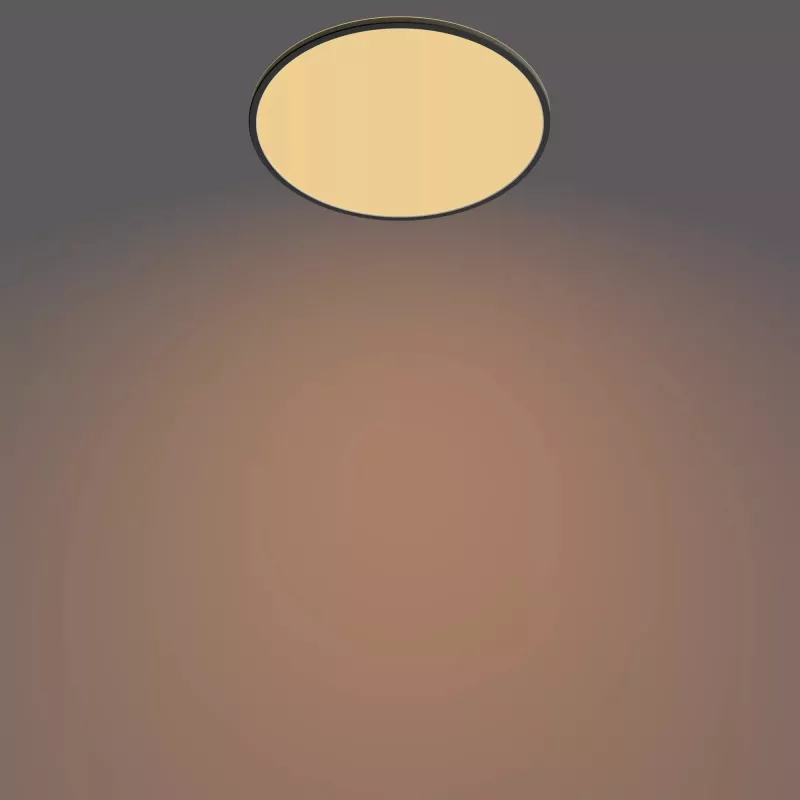 Lampa sufitowa Philips Functional Super cienki 36 W LED czarna okrągła