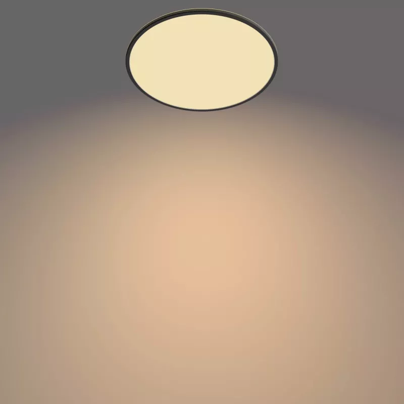 Lampa sufitowa Philips Functional Super cienki 36 W LED czarna okrągła