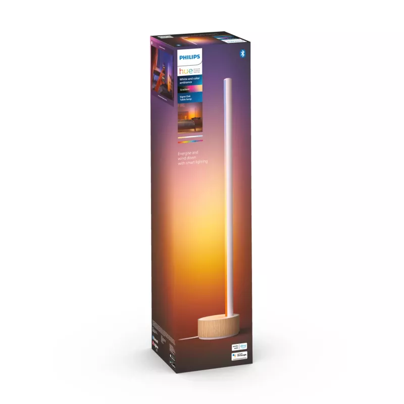 Philips Hue biały and colour ambience Signe lampa stołowa gradient