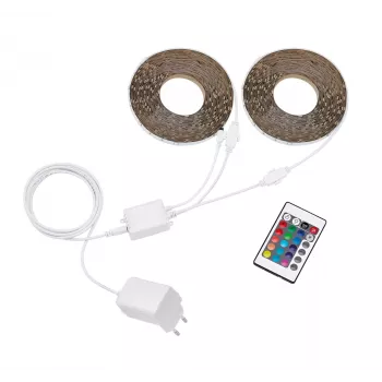 Uniwersalny pasek świetlny Philips — LED-owy pasek nastrojowy długość 30 mm wielokolorowy AC 220–240 V