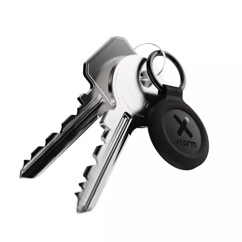 Inteligentny lokalizator do kluczy Xtorm XTAG2GA11 — uniwersalny lokalizator GPS, bateria CR2032, 3V, czarny, zestaw 3 szt.