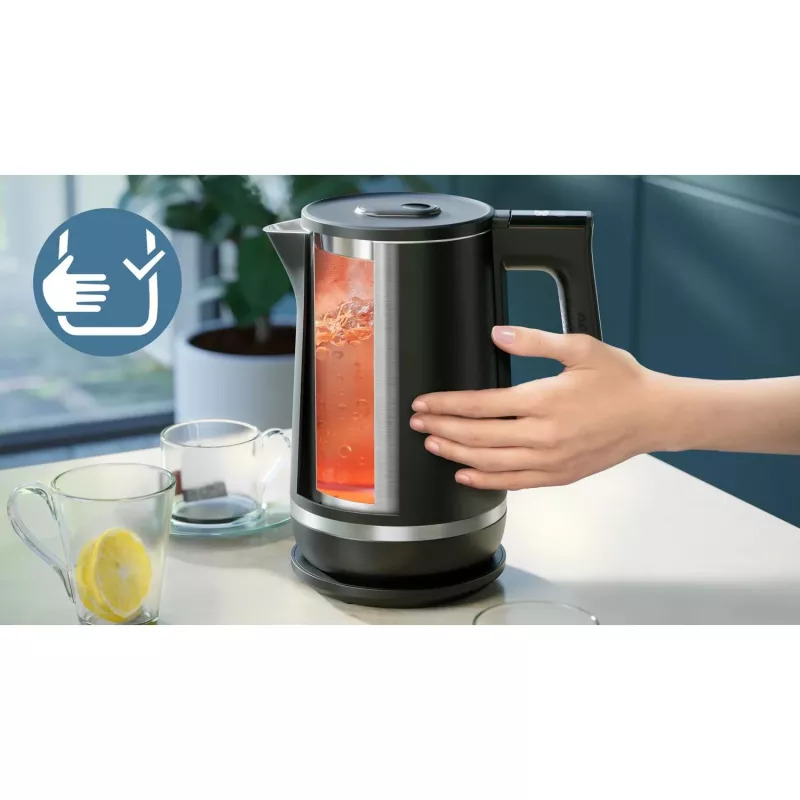 Czajnik elektryczny Philips serii 7000 HD9396/90 — 1,7 l, 2400 W, stal nierdzewna, dwuścienny