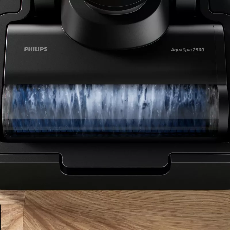Philips 7000 series XW7263/11 odkurzacz pionowy/szczotka elektryczna 2-w-1 odkurzacz pionowy Bateria Na sucho i na mokro Bezworkowy 0.45 L 160 W Czarny