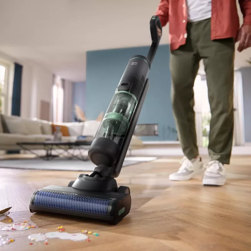 Philips 7000 series XW7263/11 odkurzacz pionowy/szczotka elektryczna 2-w-1 odkurzacz pionowy Bateria Na sucho i na mokro Bezworkowy 0.45 L 160 W Czarny