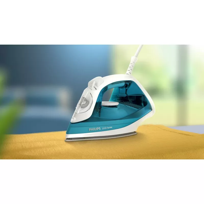 Żelazko parowe Philips DST2010/90 — 2000 W, zbiornik na wodę 0,25 L, stopa nieprzywierająca, przewód 1,9 m