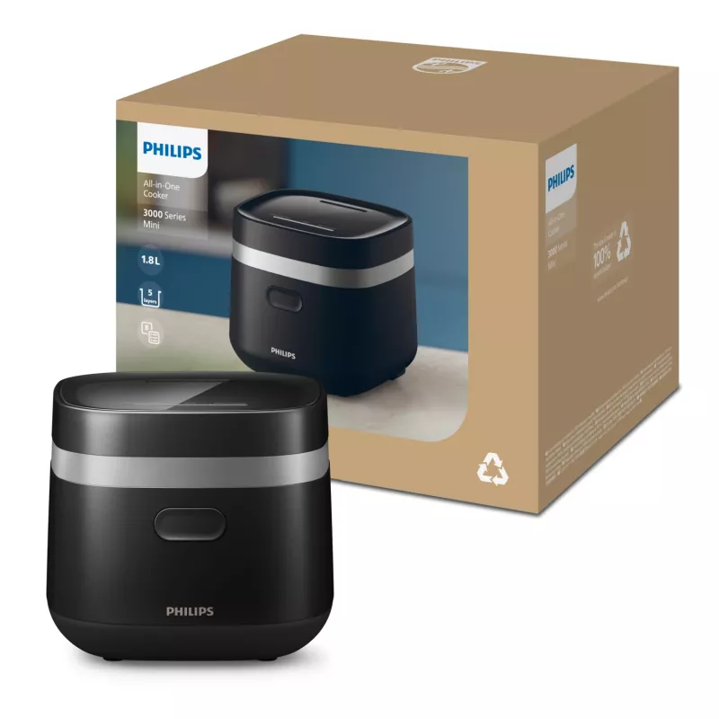 Philips 3000 series HD3090/80 multicooker elektryczny czarny 436 W
