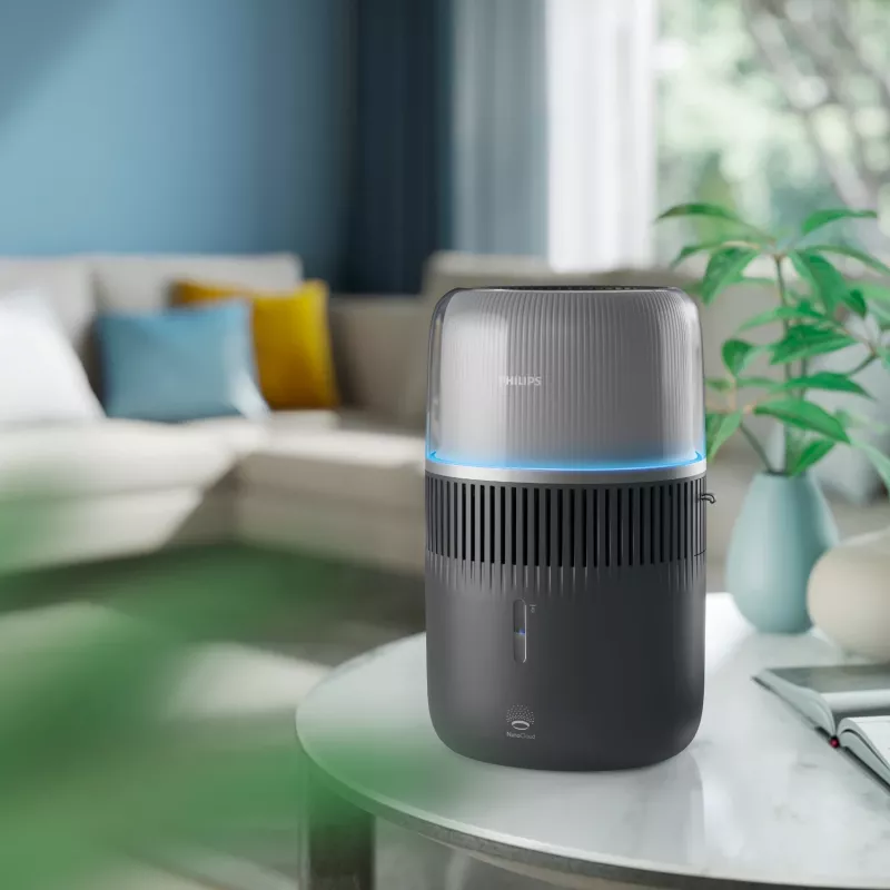 Nawilżacz Philips serii 5000 HU5710/03 – nawilżacz parowy, 4,5 l, grafitowy