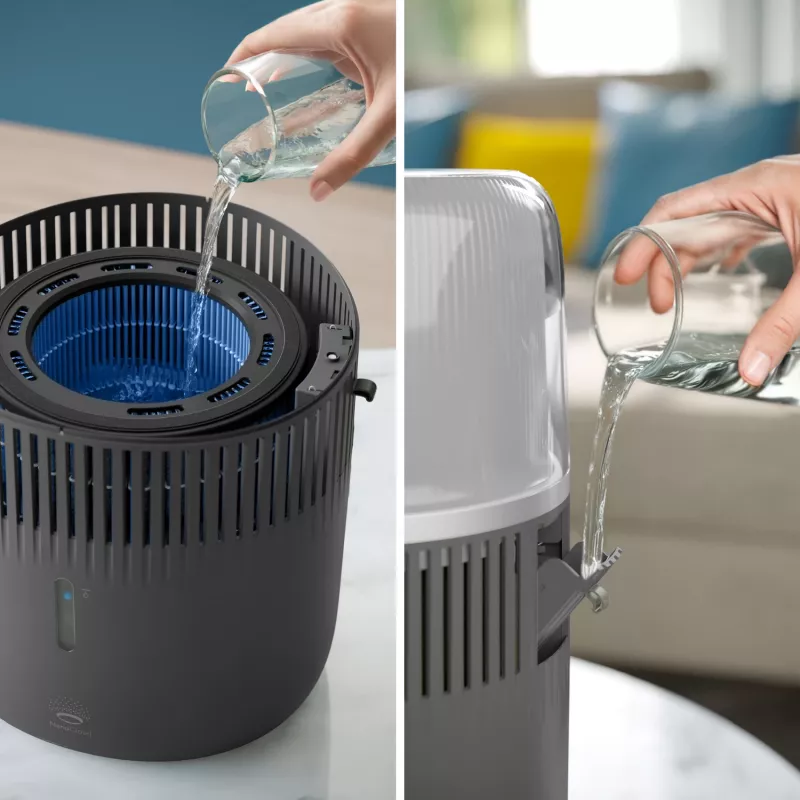 Nawilżacz Philips serii 5000 HU5710/03 – nawilżacz parowy, 4,5 l, grafitowy