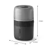 Nawilżacz Philips serii 5000 HU5710/03 – nawilżacz parowy, 4,5 l, grafitowy