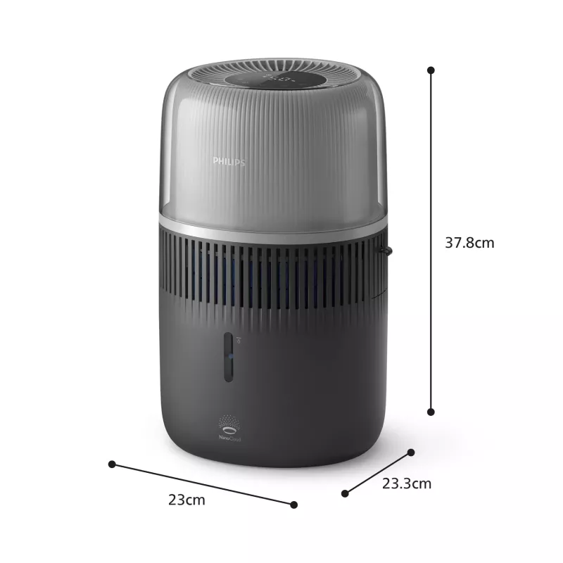 Nawilżacz Philips serii 5000 HU5710/03 – nawilżacz parowy, 4,5 l, grafitowy