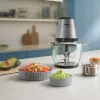 Philips 3000 series HR1503/00 elektryczny siekacz do żywności 2 L 500 W stal nierdzewna