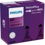 Philips VisionPlus 12972VPC2 Większe bezpieczeństwo i komfort, 55 W, 12 V, H7, halogenowe, 2 szt.