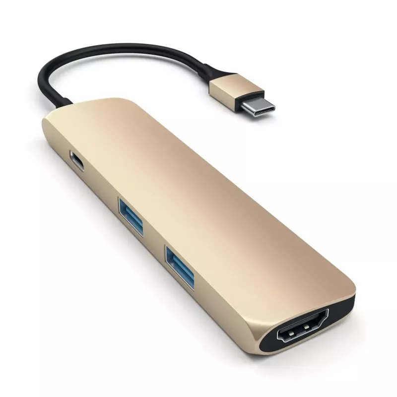 Stacja dokująca Satechi ST-CMAG USB 3.2 Gen 1 Typ-C Złota