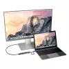 Satechi ST-CMAM laptop dock/port replicator USB 3.2 Gen 1 Type-C, HDMI, USB-A, USB-C, szary, aluminium