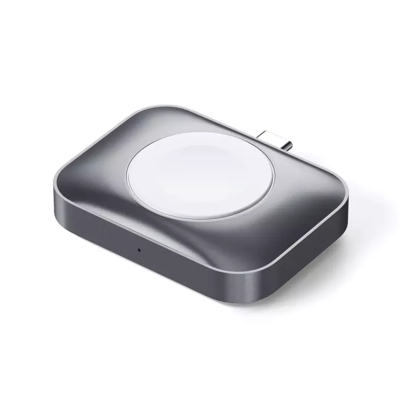 Ładowarka do urządzeń mobilnych Satechi ST-UC2WCDM USB Bezprzewodowe ładowanie Zestaw słuchawkowy Smartwatch Srebrny Biały