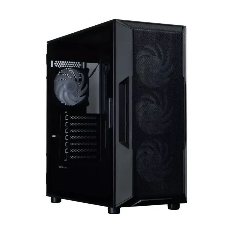 Obudowa PC ZALMAN i3 NEO V2 Mid Tower, wentylatory ARGB x4, czarna