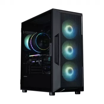 Obudowa PC ZALMAN i3 NEO V2 Mid Tower, wentylatory ARGB x4, czarna