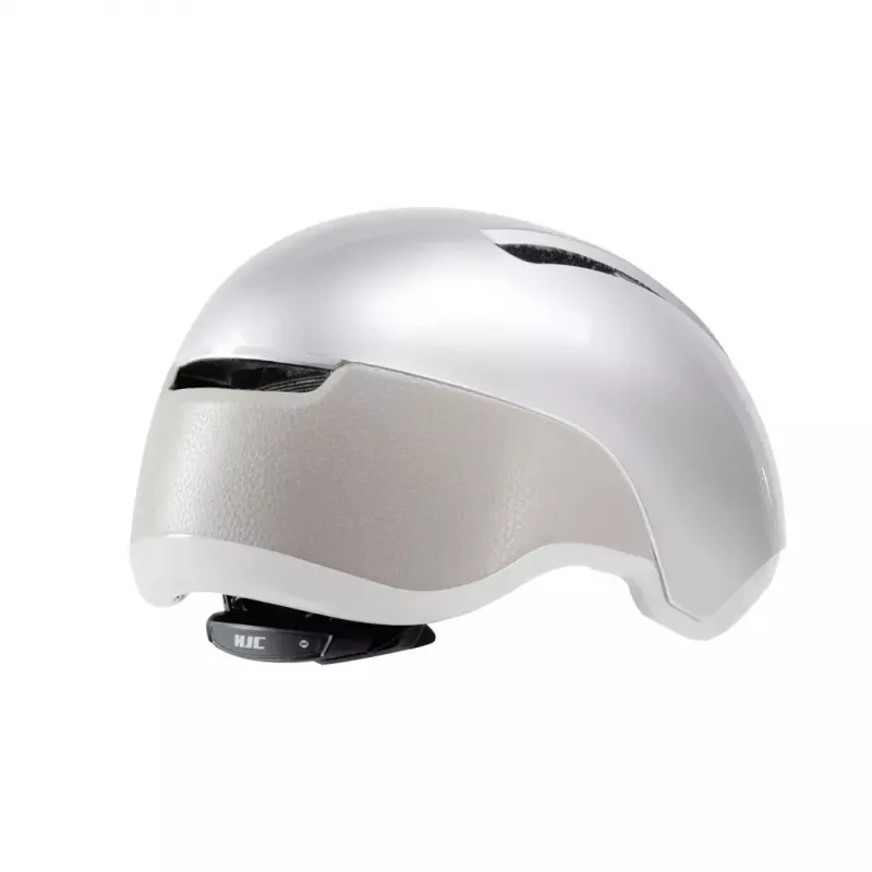 Kask rowerowy HJC CALIDO PLUS L, Pearl szaryish srebrny, in-mold, 58–63 cm, 350 g, magnetyczny daszek