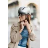 Kask rowerowy HJC CALIDO PLUS L, Pearl szaryish srebrny, in-mold, 58–63 cm, 350 g, magnetyczny daszek