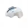 Kask rowerowy HJC Calido Plus, rozmiar S (51–56 cm), In-mold, wizjer magnetyczny, 350 g, biały/szary