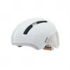 Kask rowerowy HJC Calido Plus, rozmiar S (51–56 cm), In-mold, wizjer magnetyczny, 350 g, biały/szary