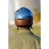 Kask rowerowy HJC CALIDO PLUS Rozmiar L — biało-szary, In-mold, 58–63 cm, 350 g, daszek magnetyczny