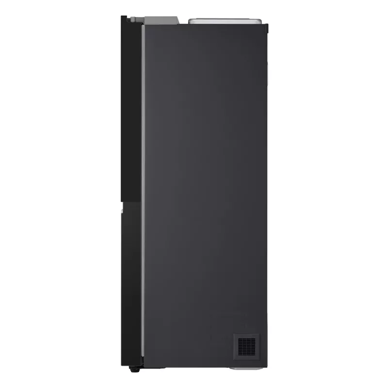 LG InstaView GSGV81EPLL lodówka side-by-side wolnostojąca 635 L czarna