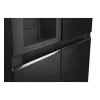 LG InstaView GSGV81EPLL lodówka side-by-side wolnostojąca 635 L czarna