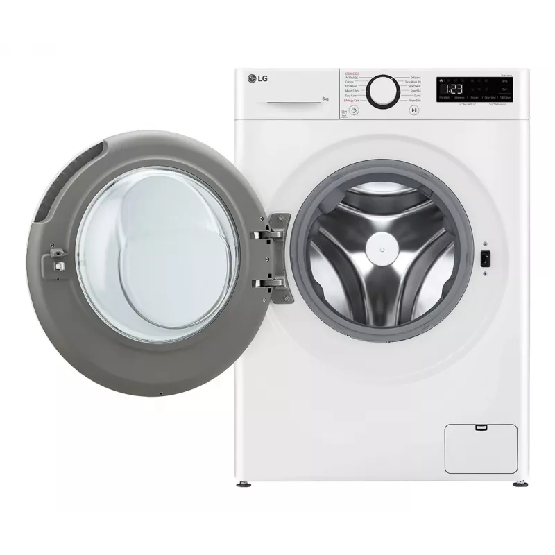 Pralka LG F2WR508S0W ładowana od przodu 8 kg 1160 obr./min Czarny, Biały