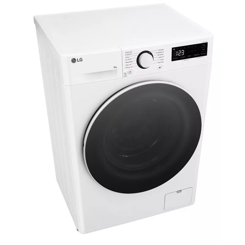 Pralka LG F2WR508S0W ładowana od przodu 8 kg 1160 obr./min Czarny, Biały