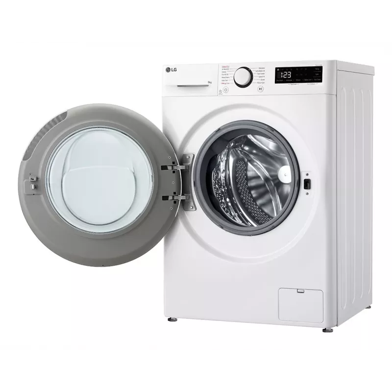 Pralka LG F2WR508S0W ładowana od przodu 8 kg 1160 obr./min Czarny, Biały