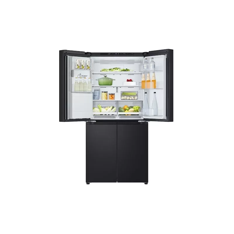 LG GML861EPPE lodówka side-by-side Wolnostojąca 506 L Czarna