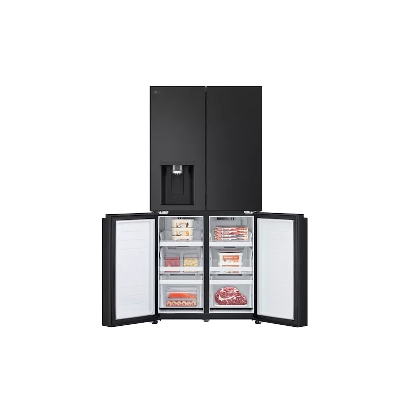 LG GML861EPPE lodówka side-by-side Wolnostojąca 506 L Czarna