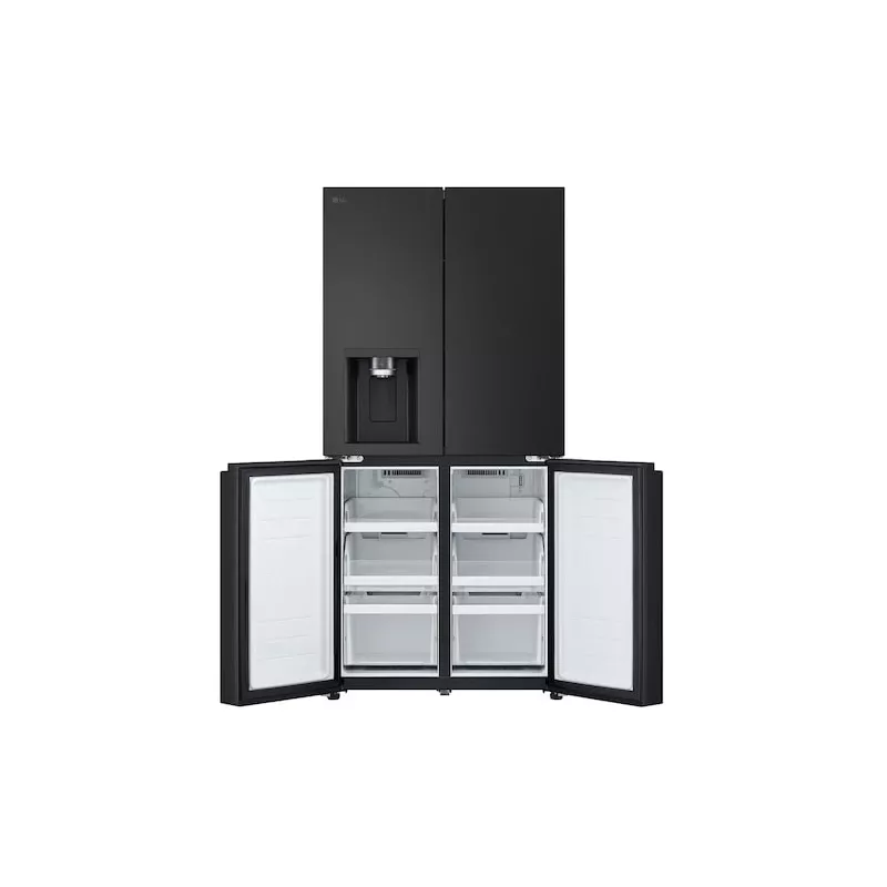 LG GML861EPPE lodówka side-by-side Wolnostojąca 506 L Czarna