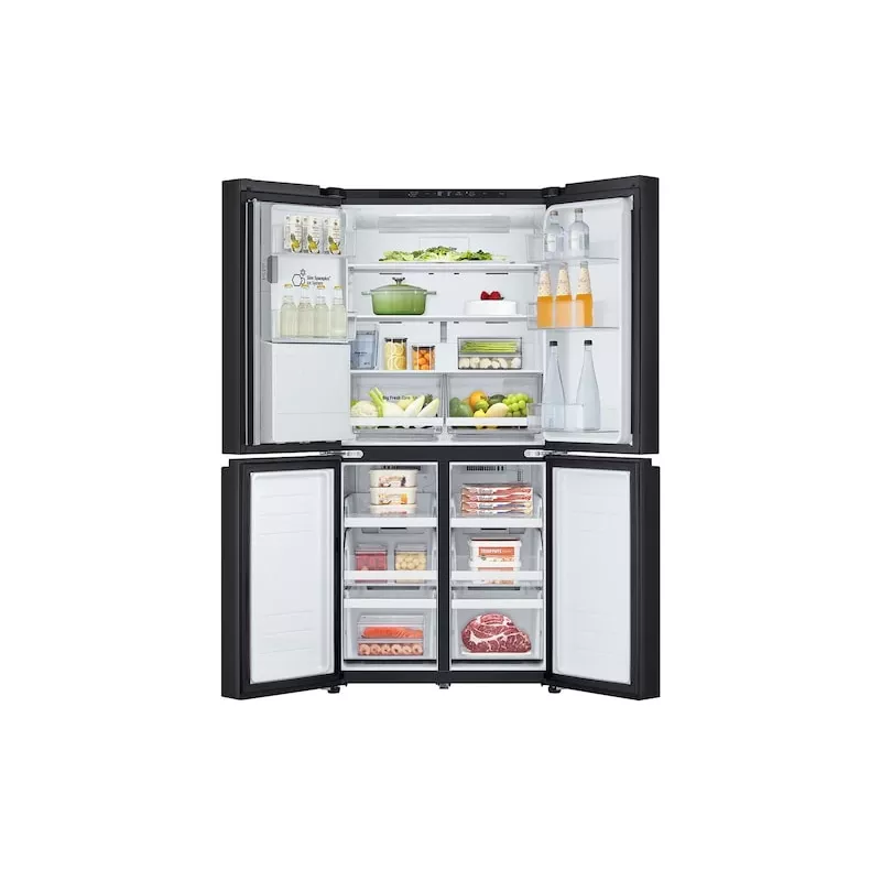 LG GML861EPPE lodówka side-by-side Wolnostojąca 506 L Czarna