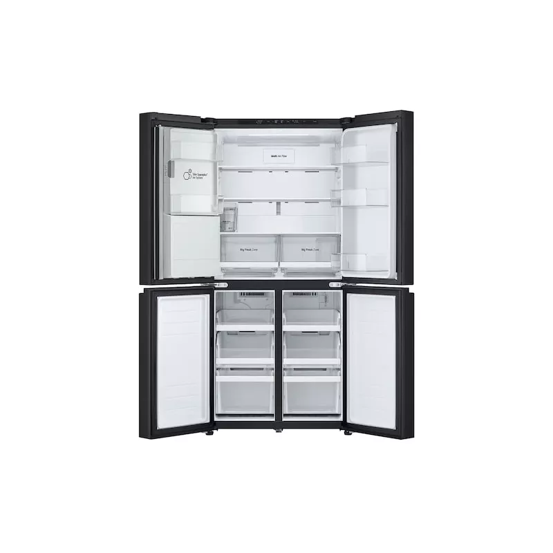 LG GML861EPPE lodówka side-by-side Wolnostojąca 506 L Czarna