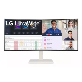 LG 38WR85QC-W monitor komputerowy 96,5 cm (38 cali) 3840 x 1600 pikseli UltraWide Quad HD LCD Biały