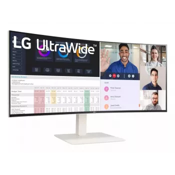 LG 38WR85QC-W monitor komputerowy 96,5 cm (38 cali) 3840 x 1600 pikseli UltraWide Quad HD LCD Biały