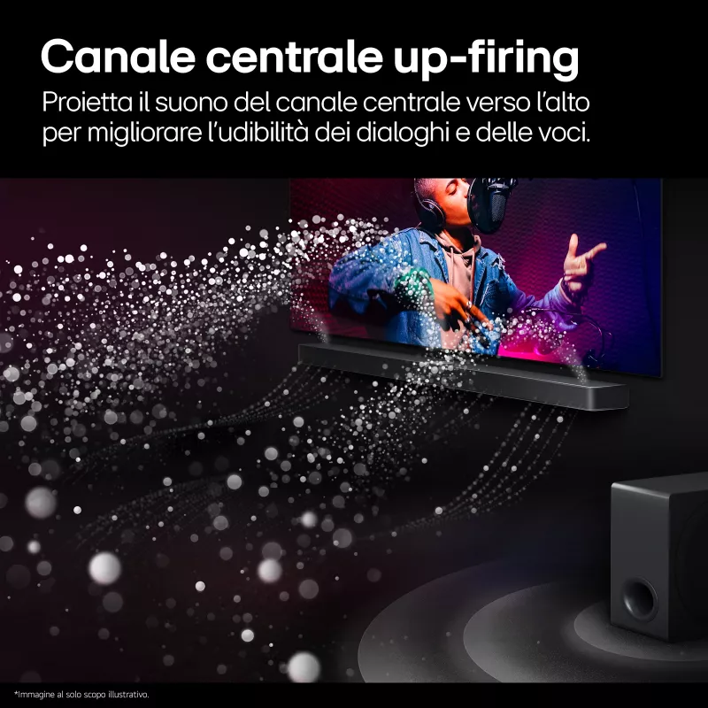 Soundbar LG S95TR 9.1.5 kanałów 810 W RMS z bezprzewodowym subwooferem 220 W, czarny
