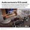 Soundbar LG S95TR 9.1.5 kanałów 810 W RMS z bezprzewodowym subwooferem 220 W, czarny
