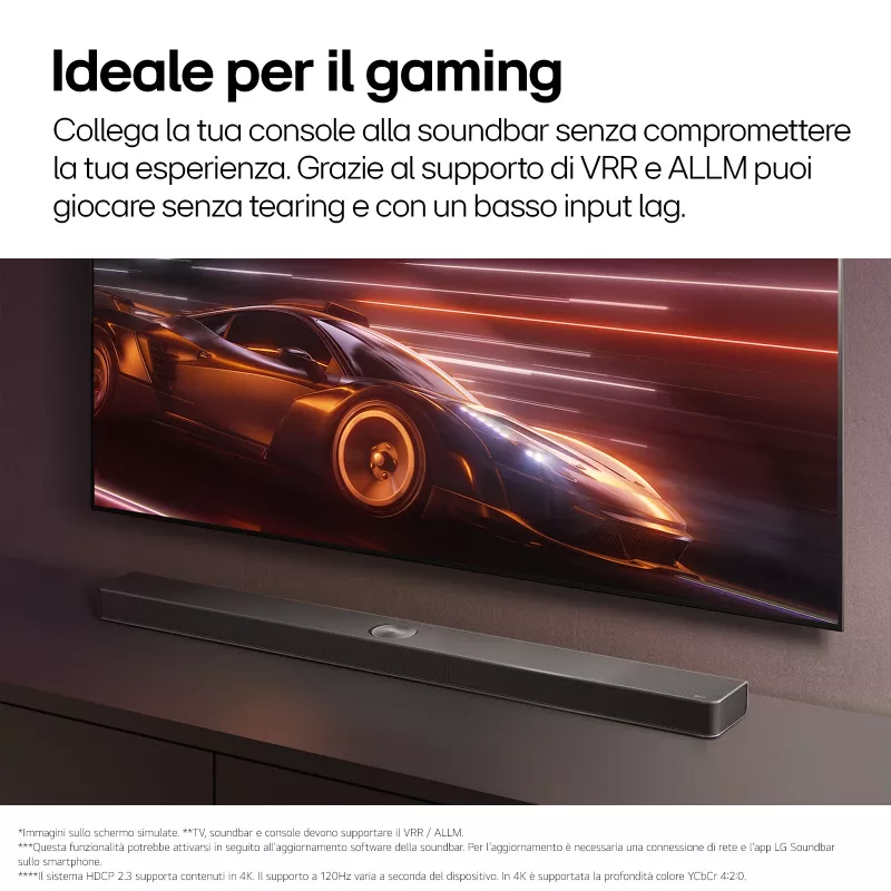 Soundbar LG S95TR 9.1.5 kanałów 810 W RMS z bezprzewodowym subwooferem 220 W, czarny