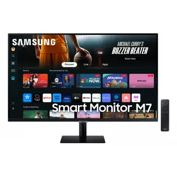 Monitor komputerowy Samsung M70D 81,3 cm (32 cale) 3840 x 2160 pikseli 4K Ultra HD LED Czarny