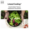 LG NatureFRESH GSBC40PYPE Amerykańska lodówka z zamrażarką - Prime srebrny - Klasa E