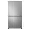 LG NatureFRESH GSBC40PYPE Amerykańska lodówka z zamrażarką - Prime srebrny - Klasa E
