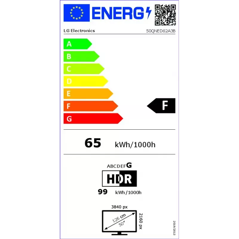 Telewizor LG QNED 50QNED82A3B 127 cm (50 cali) 4K Ultra HD Smart TV Wi-Fi Czarny
