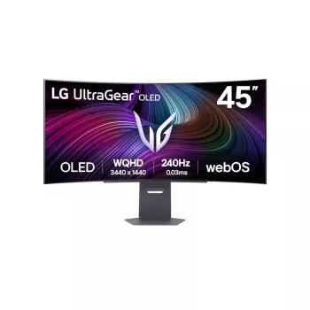 Monitor komputerowy LG 45GX90SA-B 114,3 cm (45 cali) 3440 x 1440 pikseli Wide Quad HD OLED Czarny