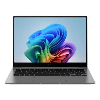 Samsung NP940XHAA-EXP Intel Core Ultra 7 256V Laptop 35,6 cm (14 cali) Dotykowy 16 GB LPDDR5x-SDRAM 512 GB SSD Wi-Fi 7 (802.11be) Windows 11 Home Niemiecki Szary