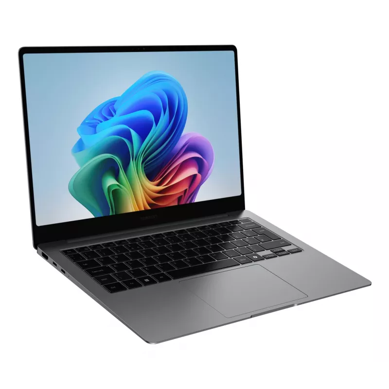 Samsung NP940XHAA-EXP Intel Core Ultra 7 256V Laptop 35,6 cm (14 cali) Dotykowy 16 GB LPDDR5x-SDRAM 512 GB SSD Wi-Fi 7 (802.11be) Windows 11 Home Niemiecki Szary