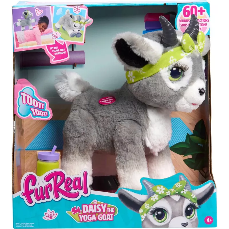 FurReal Daisy the Yoga Goat, Chłopiec/Dziewczynka, 4 r.ż., Dźwiękowa