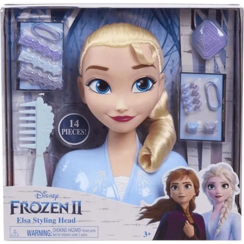 Just Play Disney Kraina Lodu 2, Głowa lalki do makijażu/stylizacji, Dziewczynka, 3 lat(a), 120 mm, Wielokolorowy